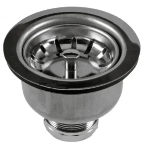 Danco 3-1/2″ Lock-In Fixed Post Basket Strainer Assembly Stainless Steel