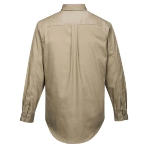 Portwest BizFlame 88/12 Fire Resistant Shirt, Khaki - view 2