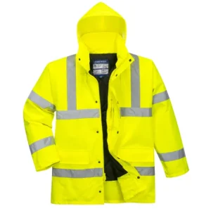 Portwest Hi-Vis Traffic Jacket, Yellow