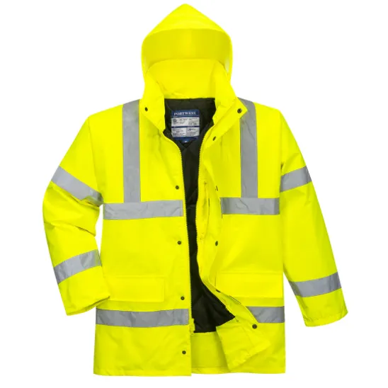 Portwest Hi-Vis Traffic Jacket, Yellow