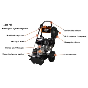 ECHO PW-4200 Professional Pressure Washer - view 4