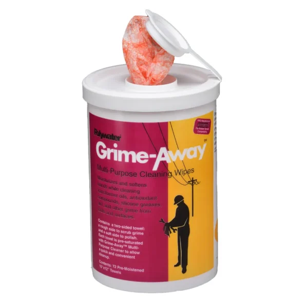 Polywater Grime Away Multi-Purpose Cleaning Wipes