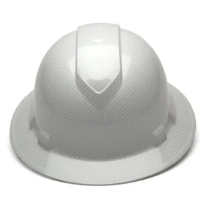 Pyramex Safety Products Ridgeline Full Brim Hard Hat, Shiny, White, 4-Point Ratchet Suspension - view 4