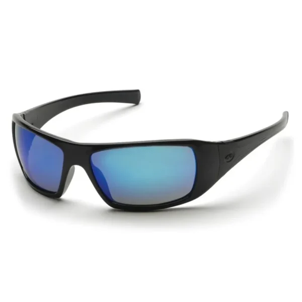 Pyramex Safety Glasses, Goliath Ice Blue Mirror Lens