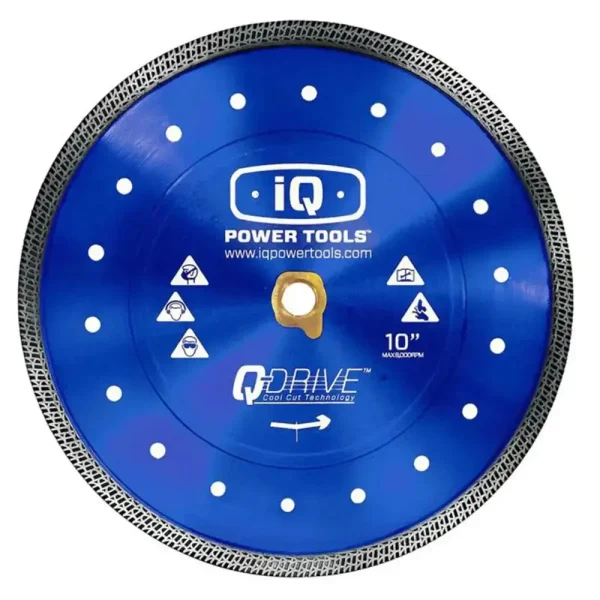 iQ Power Tools Tile Saw 10″ Q-Drive Soft Material Blade