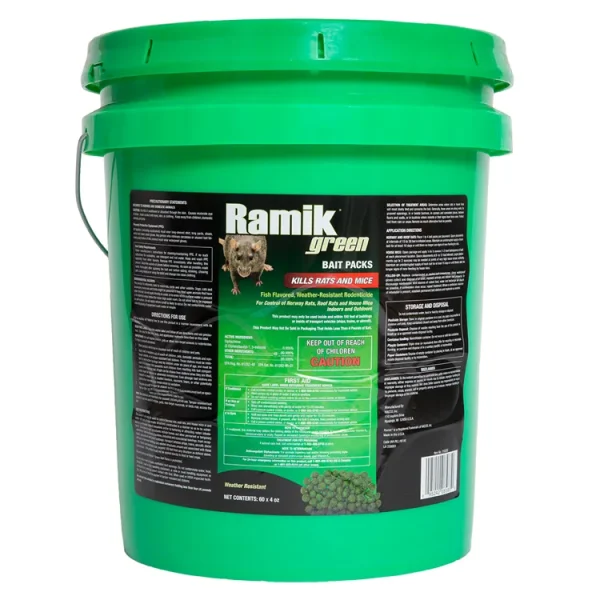 Rat and Mice Bait Pail – 60 Packs