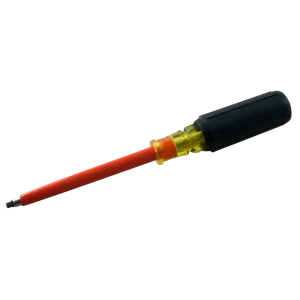 Square Recess Insulated Screwdriver – Round Shank