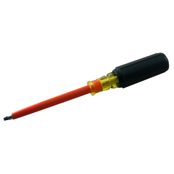 Square Recess Insulated Screwdriver – Round Shank