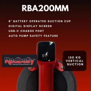 Redbelly 8″ Automatic Vacuum Suction Cup - view 2