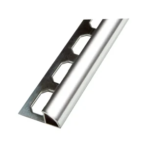 Laticrete Round Edge Profile (RO2) | 1/4″ / Polished Chrome
