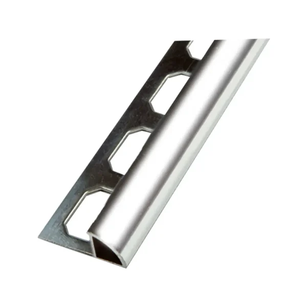 Laticrete Round Edge Profile (RO2) | 1/4″ / Polished Chrome