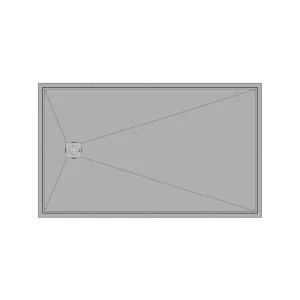 KurbX Structural Shower Pan with Offset Drain - view 3