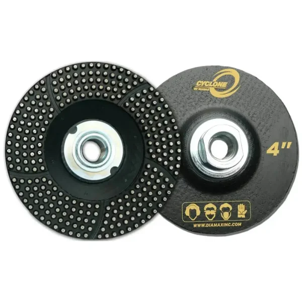 Diamax Cyclone 4″ Super Cluster Diamond Grinder Wheel
