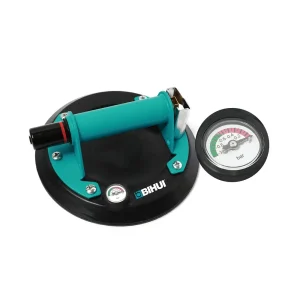 Bihui Tools 8″ Vacuum Suction Cup with Steel Handle & Pressure Monitor