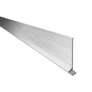 Schluter DESIGNBASE-SL Trim | Aluminum / Brushed Stainless Appearance / 2-3/8″