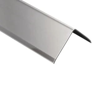 Schluter-ECK-K Edge Trim | Brushed Stainless Steel / 4′ 11″ / 9/16″ - view 2
