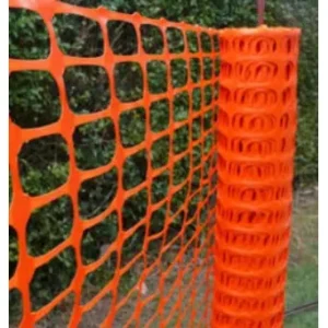 L&M Bag & Supply Economy Orange Beacon Safety Fence, 4′ x 100′ - view 2