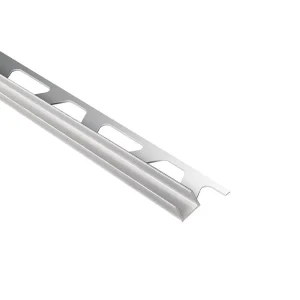 Schluter Deco-SG Edge Trim (Aluminum) | Bright Chrome Anodized / 5/16″ / 1/2″