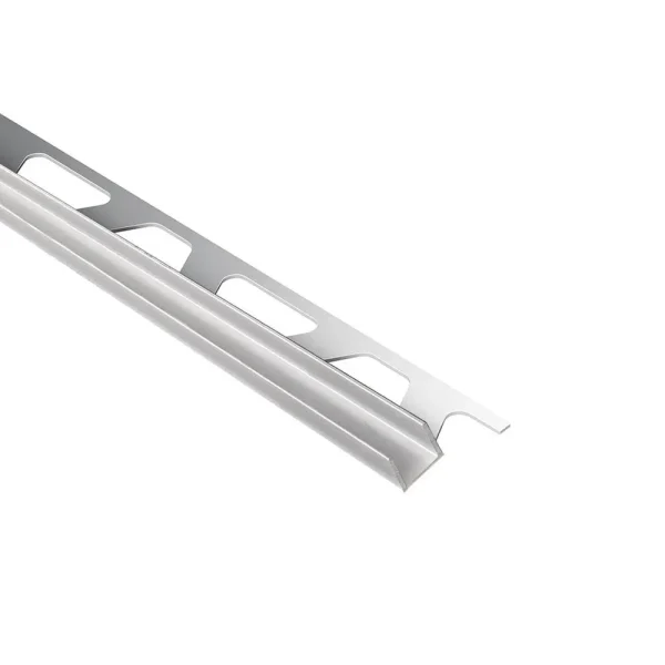 Schluter Deco-SG Edge Trim (Aluminum) | Bright Chrome Anodized / 5/16″ / 1/2″