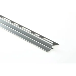 Schluter Indec Edge Trim (Profile) | Satin Anodized Aluminum / 5/16″