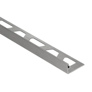 Schluter Jolly Edge Trim 1/4″-5/16″ | Stainless Steel V2A / Brushed Stainless Steel / 1/4″