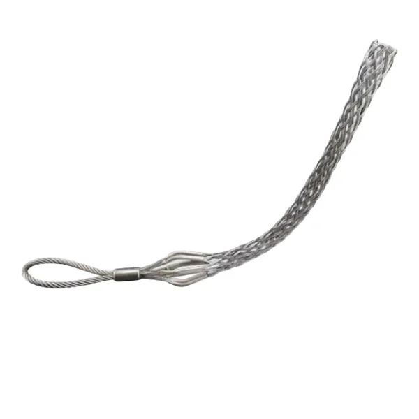 Slingco Single Eye Double Weave Cable Pulling Grip, ST Type, 1” – 1.5” in Range, 24” Lattice Length, 9600 lbs