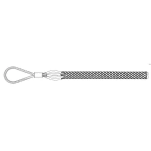 Slingco Single Eye Double Weave Cable Pulling Grip, ST Type, 1” – 1.5” in Range, 24” Lattice Length, 9600 lbs - view 2