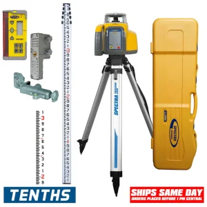 Spectra Precision LL300N-CR71 Laser Package with CR700 Receiver, TENTHS-Rod and Tripod - view 2