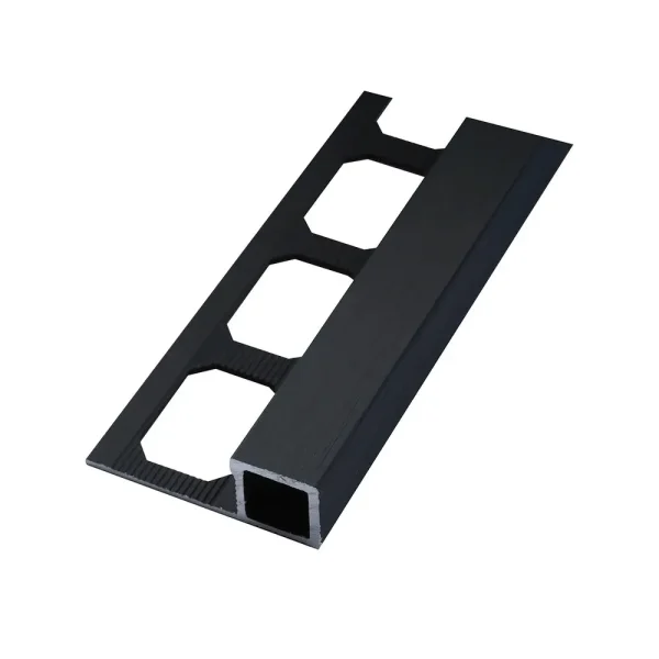 Laticrete Square Edge Profile (SQ2) | 9/32″ / Brushed Chrome