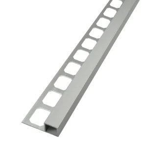 Laticrete Square Edge Profile (SQ2) | 9/32″ / Brushed Chrome - view 2