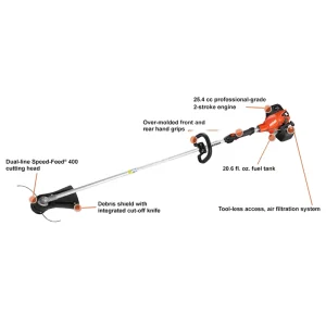 ECHO SRM-2620 Straight Shaft String Trimmer - view 4