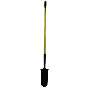 Nupla Sharp Shooter C Drain Spade with 16-Gauge Blade and 60″ Fiberglass Handle