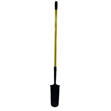 Nupla Sharp Shooter C Drain Spade with 16-Gauge Blade and 60″ Fiberglass Handle