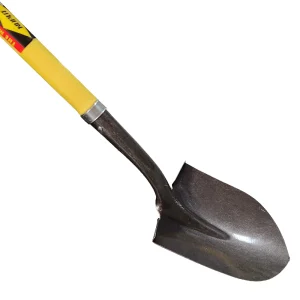 Nupla 14 Gauge E-Series Round Point Shovel, 48” Ergo Power Fiberglass Handle