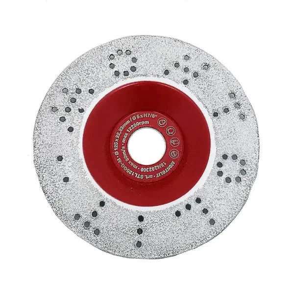 Montolit 5″ Diamond Cutting Wheel – Medium Grit, 7/8″ Arbor