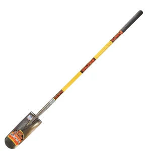 Structron 14″ Rear Roll Step Drain Spade, 48″ Long Yellow Fiberglass Handle - view 2