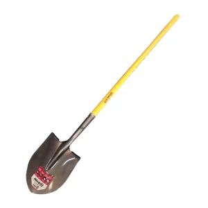 16 Ga. Round Point Shovel, 48″ Long Polymer Handle - view 3