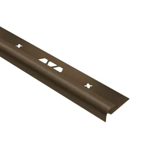 Schluter-VINPRO-RO Edge Trim | Brushed Antique Bronze Anodized / 1/8″