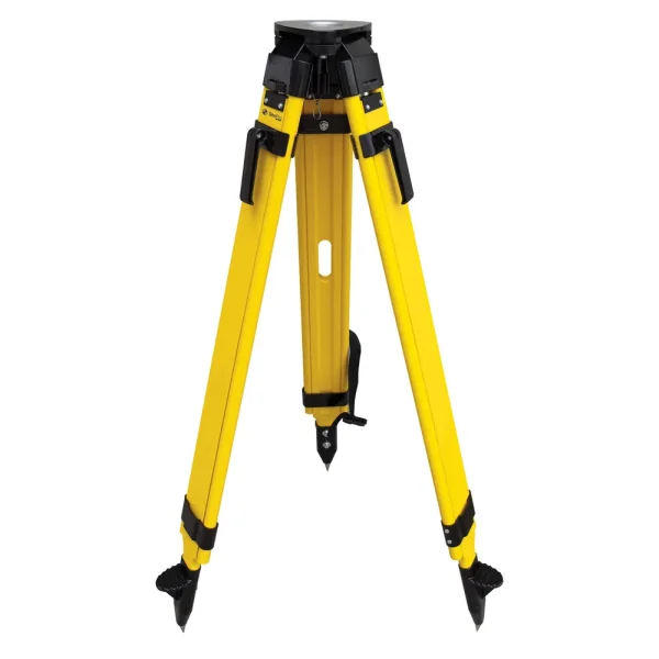 SitePro WDF20-B Wood and Fiberglass Tripod – Heavy Duty – Quick Clamp 42 to 72-inches Extended