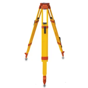 SitePro WDF20-O Wood and Fiberglass Tripod – Heavy Duty – Quick Clamp 42 to 72-inches Extended Orange