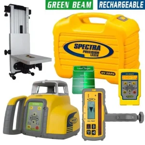 Spectra Precision HV302G-7 Green Beam Laser Interior / Exterior Package with Deluxe HL760U Receiver - view 3