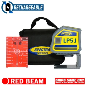 Spectra Precision LP51 Red 5 Beam Pointing Laser - view 2