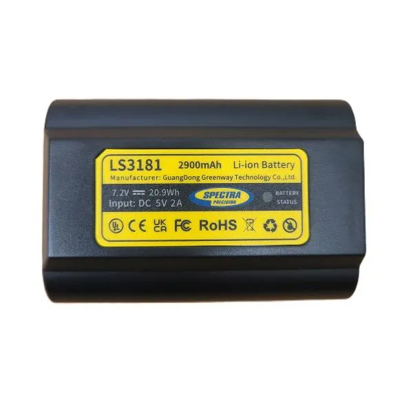 Spectra LS3181 Li-ion Rechargeable Battery 7.2 Volt for use with LT180G Laser