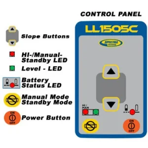 Spectra Precision LL1505C-BCC Laser Level Base – Laser, Case, Charger and Rechargeable Batteries Only - view 3