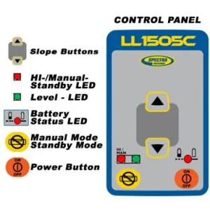 Spectra Precision LL1505C Laser level Package with Deluxe HL760 Receiver – Rechargeable Batteries - view 2