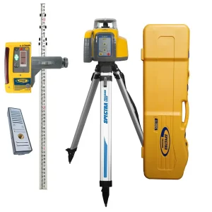 Spectra Precision LL300S-26 Laser Complete Package w/ CR700 Receiver, Inches Rod and Tripod