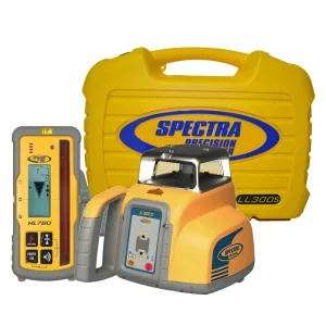 Spectra Precision LL300S-47-NR Laser Package w/HL760 Receiver and Rechargeable Batteries
