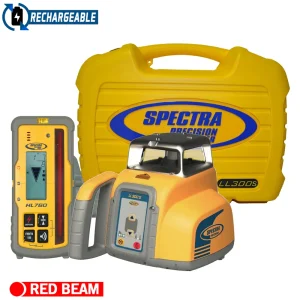 Spectra Precision LL300S-47-NR Laser Package w/HL760 Receiver and Rechargeable Batteries - view 2
