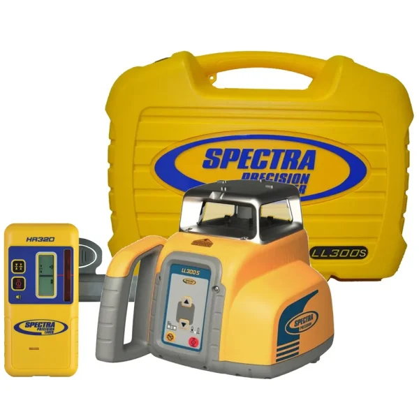 Spectra Precision LL300S-8 Laser level Package with HR320 Receiver