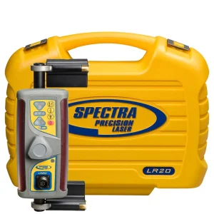 Spectra Precision LR20-1 Compact Laser Receiver with Holding Clamps and Magnetic Mount